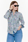 ZEE SAMPS ARTICLE # 8037 WILD FLOWERS SHIRT FRO WOMEN